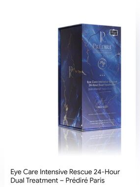 New Predire Paris Eye Care Intensive Rescue Dual Treatment  — Blue
